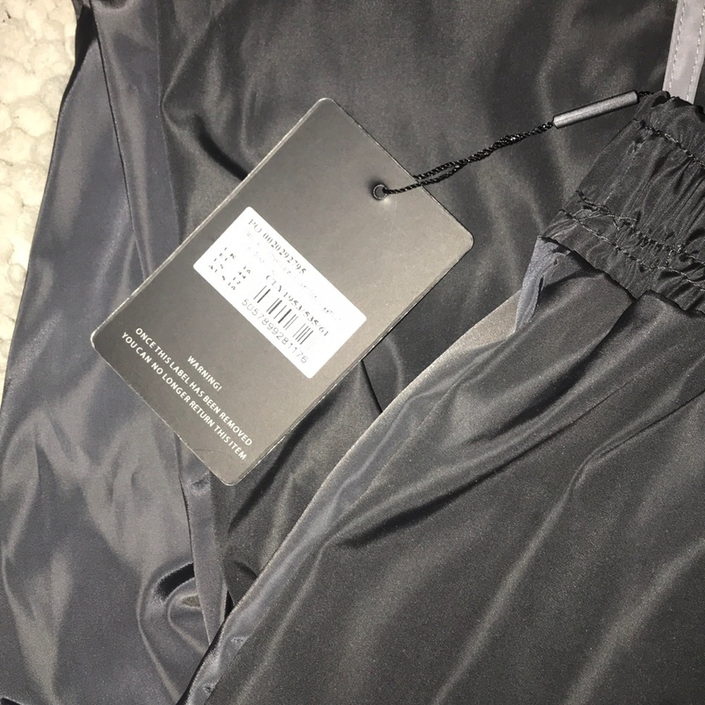 Charcoal Contrast Panel Pocket Shell Jogger - Picture 4 of 4